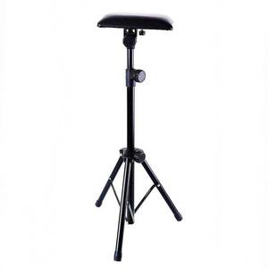 lot 20037 image: Tattoo Armrest Stand,Foldable Sponge Pad Tattoo Arm Leg Rest Stand Tripod with Adjustable Height for Tattoo Supplies Arm Bar Pad PVC Leather Chair Stand