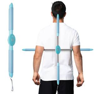 lot 20039 image: AYVAN Back Straightener Posture Corrector Device - Hunchback Corrector with Carry Bag for Easy Portability - Comfort-Padded Yoga Stick - Posture Corrector for Men, Women, and Kids.