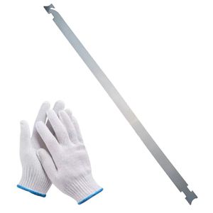 lot 20047 image: 22 inches Slim Jim Tool for Vehicles, Stainless Steel Professional Auto Tool, Emergency Tool Injury Prevention Gloves