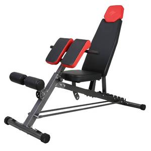 lot 20075 image: Finer Form Multi-Functional FID Weight Bench for Full All-in-One Body Workout � Hyper Back Extension, Roman Chair, Adjustable Ab Sit up Bench, Incline Decline Bench, Flat Bench