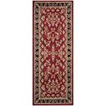 Safavieh LNH331B Lyndhurst Collection Area Runner, 2-Feet 3-Inch by 4-Feet, Red and Black