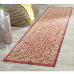 Safavieh Mahal Collection MAH699A Red and Natural Runner, 2 feet 2 inches by 8 feet (2'2