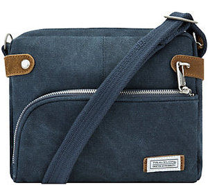 lot 27858 image: Travelon Anti-theft Heritage Crossbody Bag, Indigo (B01CG1J6NC)