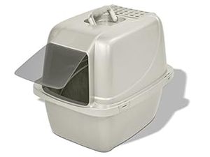 lot 27863 image: Van Ness Plastics Enclosed Cat Litter Box White LG