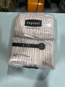 lot 27888 image: Depend Fresh Protection Adult Incontinence Underwear for Women Maximum S Blush 80Ct