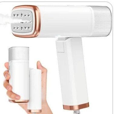 lot 68216 image: Foldable Handheld Steamer for Travel