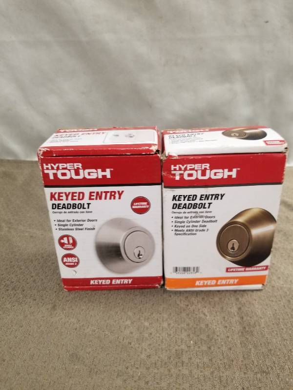 lot 68019 image: Pair of Keyed Deadbolts