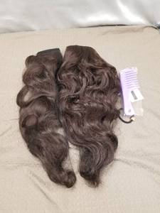 lot 24021 image: 18 inch Seamless Body Wave Clip in Extensions Real Human Hair Extensions Clip Ins 4 pcs Seamless Clip in Hair Extensions Real Human Hair Thick Body Wavy Pu Clip Invisible