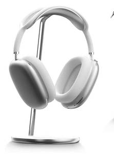 lot 24032 image: BENKS Desktop Headphone Stand Universal Headset Holder Hanger Mount Aluminum with Protective Silicone Pad, Gaming Headset Accessories, Compatible with AirPods Max, Beats, Bose, Sony and so on (White)