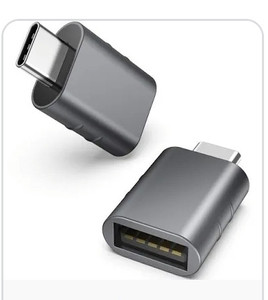 lot 24034 image: Syntech USB C to USB Adapter Pack of 2 USB C Male to USB 3.0 Female Adapter Compatible with MacBook Pro Air 2024, Microsoft Surface, iPad,Samsung Notebook, Dell XPS and More Type C Devices,Space Grey