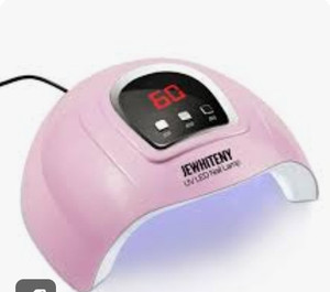 lot 24040 image: UV LED Nail Lamp 54W, Professional Nail Dryer Gel Polish Light, UV Light with 3 Timer Setting, Curing Gel LED Dryer, Art Tools with Automatic Sensor, LCD Display