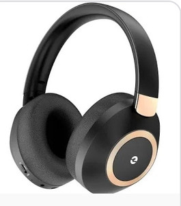 lot 24083 image: Active Noise Cancelling Headphones, 100H Playtime Headphones Wireless Bluetooth, Bluetooth Headphones with Microphone, Over Ear Wireless Headphones with Deep Bass,Fast Charging for Travel,Office,Home No Charger