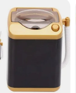lot 24089 image: Electric Washing Machine, Washing Machine, Mini Electric Brush Washing Machine for Cleaning Cosmetic Tool Girls Ladies(gold)