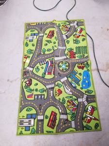 lot 24101 image: Area Rug Play Road Driving Time Street Car Kids City Fun Time New
