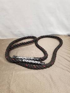 lot 23434 image: Weighted Jump Rope for Fitness - 9.8ft Heavy Battle Ropes for Exercise, 3LB Workout Rope for Women & Men, Skipping Rope For Gym Training, Home Workout