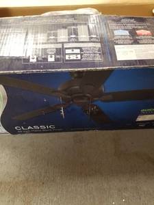 lot 23447 image: Harbor Breeze Classic 52-in Ceiling Fan (5-Blade) Model 40082
