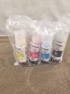 lot 23475 image: LOT OF EPSON COLORED INK 522