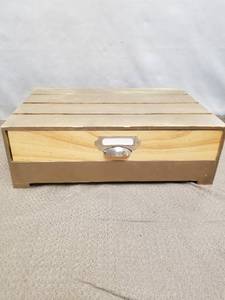 lot 23487 image: WOODEN STORAGE DRAWER