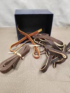 lot 23503 image: LOT OF PIECES OF LEATHER