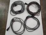 Lot of (4) Norman Power Pack Cords