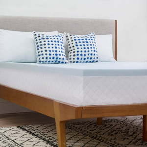 lot 1019 image: Linenspa 2 Inch Gel Infused Memory Foam Mattress Topper, Twin, Topper Only (B01N41IPPI) - Retail $95.99