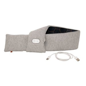 lot 1948 image: Calming Heat - Charcoal  Copper Infused Messaging Neck Wrap - Gray