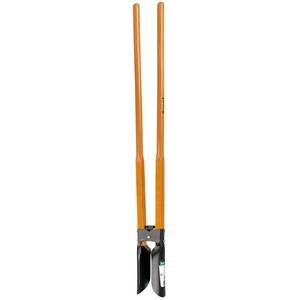lot 1966 image: Anvil 47 in. L Wood Handle Steel Post Hole Digger