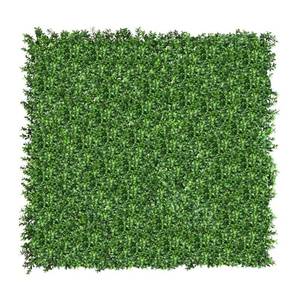 lot 1970 image: Vigoro 40 in. H x 40 in. W Green Artificial Jasmine Leaf Panel