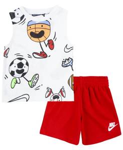 lot 2238 image: Nike Baby Boys Sportswear Muscle T-shirt and Shorts, 2 Piece Set. Size 18m
