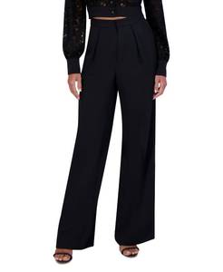 lot 2245 image: Bcbgmaxazria Womens Pleated Wide-Leg Suit Pants - Retail $304.88. Size 8