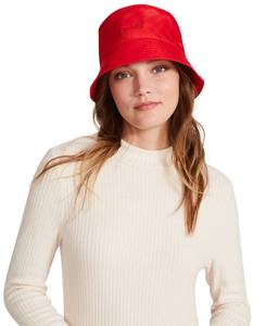 lot 2247 image: Steve Madden Womens Solid Satin-Lined Nylon Bucket Hat