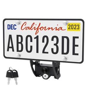 lot 5631 image: No Drill Front License Plate Holder for Tesla Model 3Y, Front License Plate Bracket Mounting Kit with Anti-Theft Features, No Adhesives License Frame (Tesla Model 3Y All Models)