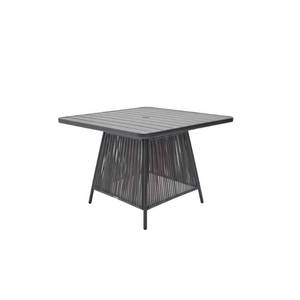 lot 5665 image: Tolston Metal Outdoor Dining Table - Retail $100