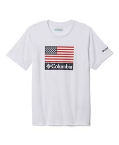 lot 8181 image: Columbia Big Boys Edisun Trail Short Sleeve Graphic T-shirt&nbsp(size unknown)