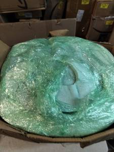 lot 9860 image: Green Memory Foam Twin Size