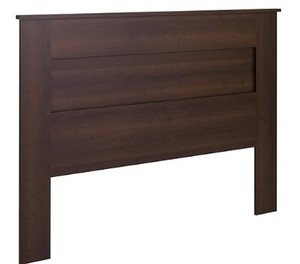 lot 5649 image: Prepac Espresso Queen Flat Panel Headboard