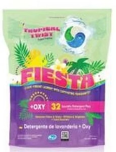 lot 7848 image: Fiesta Laundry 6pk 32ct Detergent Pods