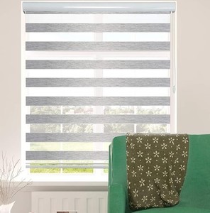 lot 5635 image: Shecute. Zebra Roller Shade