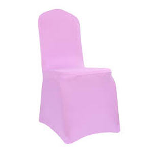 lot 9885 image: Obstal 20 PCS Light Purple Spandex Dining Room Chair Covers for Living Room - Universal Stretch Chair Slipcovers Protector for Wedding, Banquet, and Party