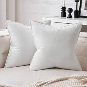 lot 9904 image: White Pillows 2 Pack 18in X 18in