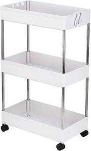 lot 5636 image: 34 Tier Slim Storage Cart