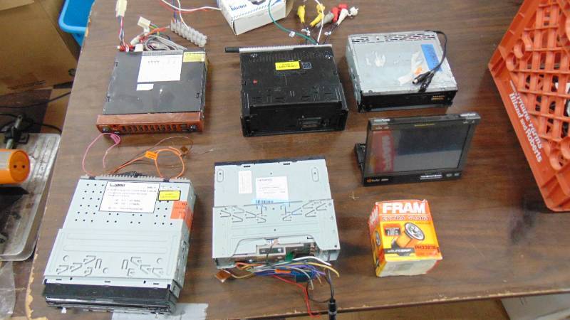 lot 544 image: car stereos - dvd screens -more