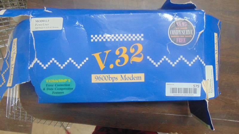 lot 575 image: 9600 modem