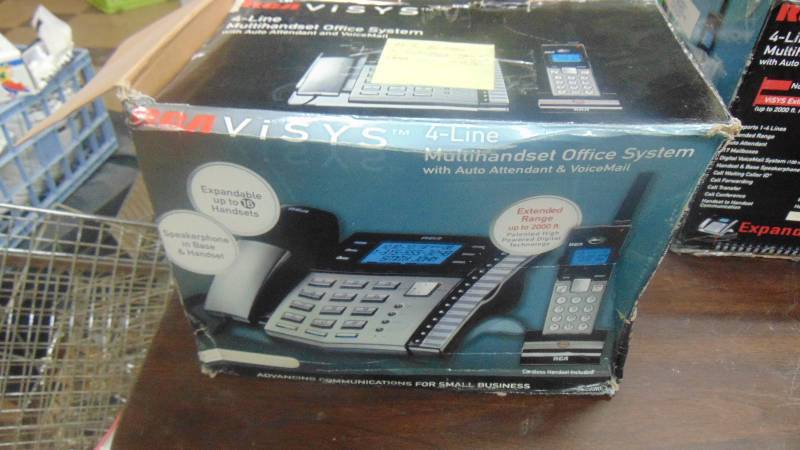 lot 577 image: RCA 4 line phone whandset