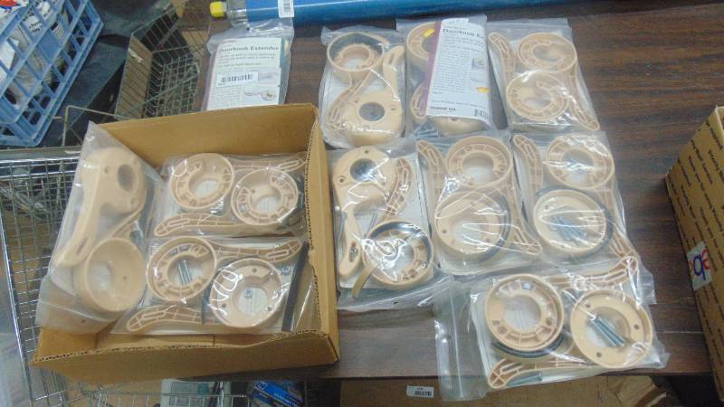 lot 579 image: lot of Doorknob grips for handicapelderly - converts knob to handle
