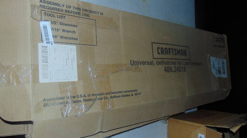 lot 594 image: Craftsman dethatcher