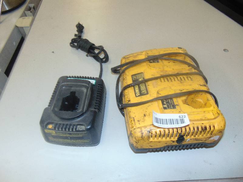 lot 622 image: DeWalt chargers