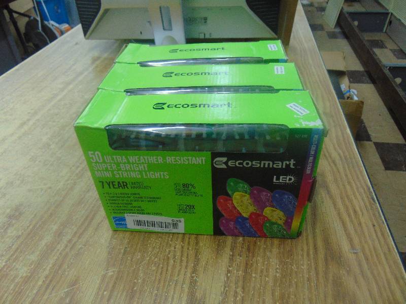 lot 635 image: 3 boxes of LED Christmas lights