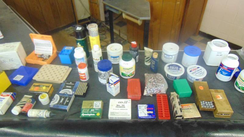 lot 647 image: large lot of reloading items - bullets - casings - primers and lots more - worth $$$$