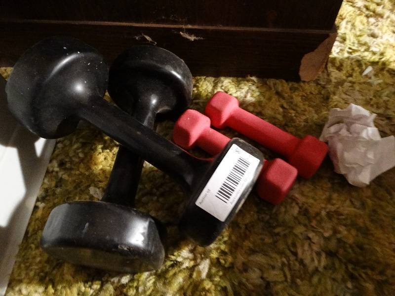 lot 87 image: 2 Pairs of weights.